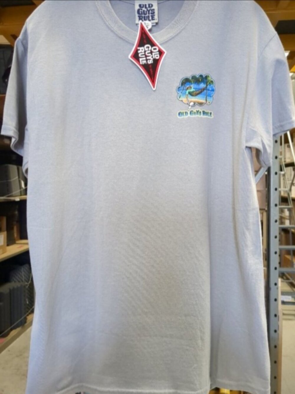 Vintage Old Guys Rule Short Sleeve Tee Shirt - Picture 2 of 9